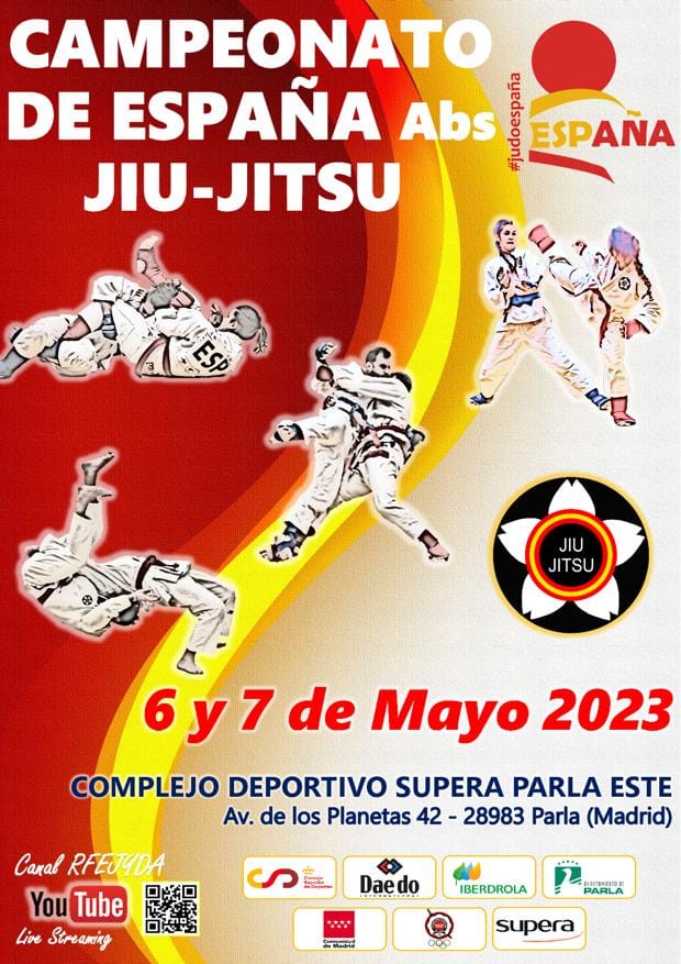 JOEL RONCAL, ORO en el Campeonato de España de Jiu-JItsu. Madrid 07-05-23